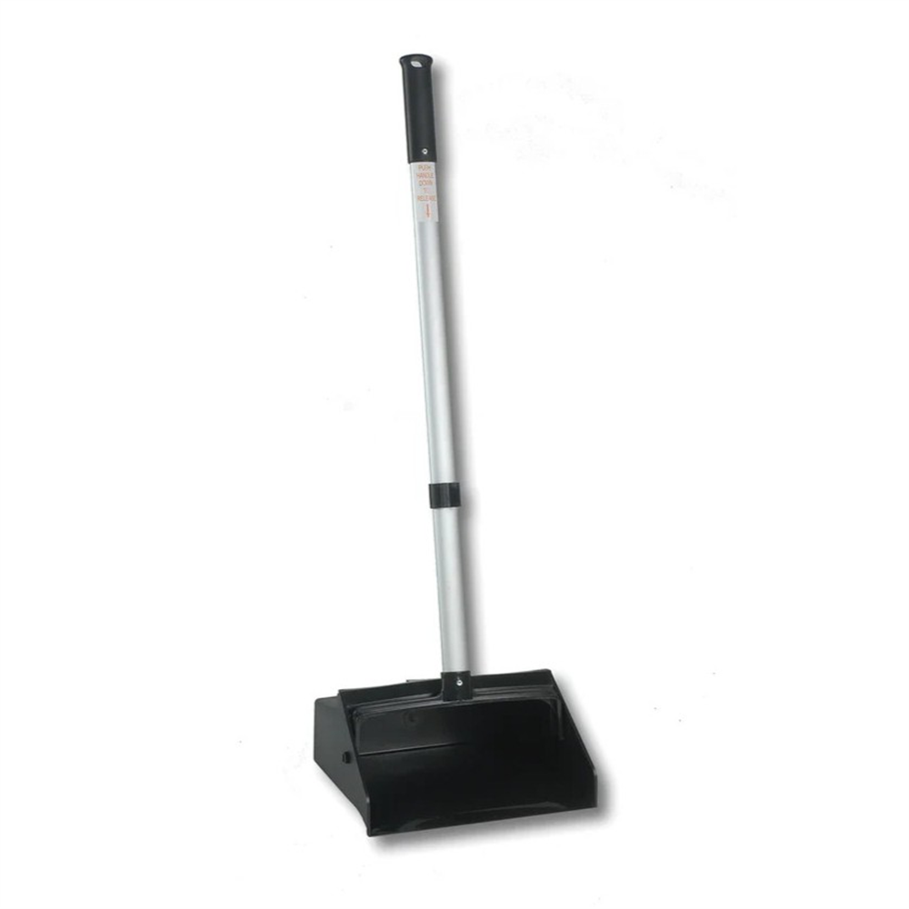 O'Dell® Silver/Black Plastic Dust Pans (12 in., 6/Case)